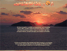 Tablet Screenshot of acapulco-on-line.com